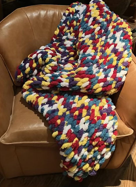Custom blanket from Bobbie Malone